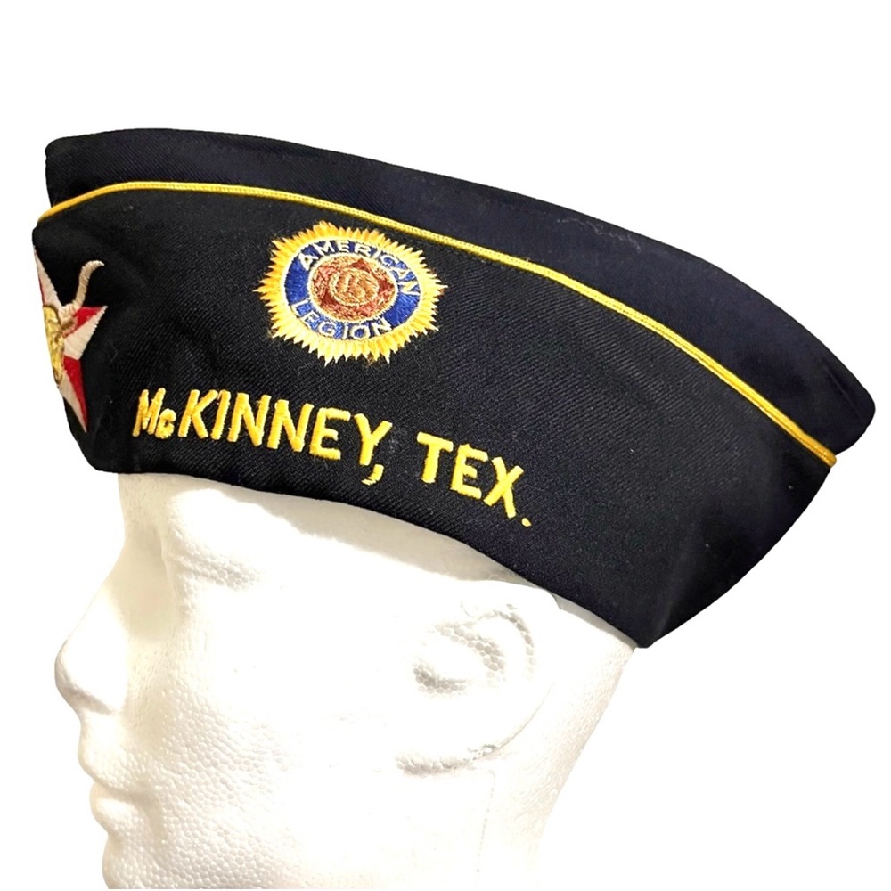 Vintage Navy American Legions Garrison Cap Texas